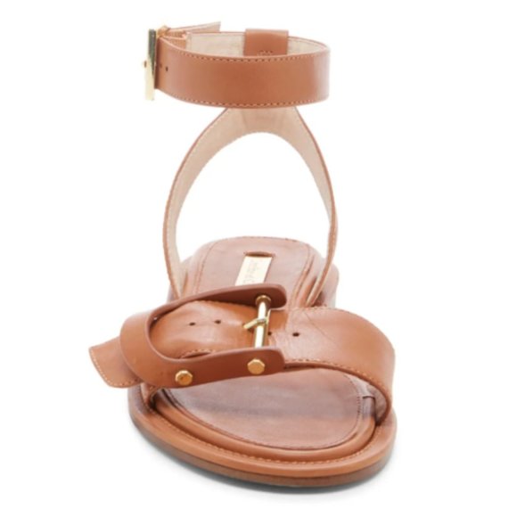 NEW Louise Et Cie Women Benue Adjustable Ankle Strap Buckle Sandal Hazelnut - Picture 4 of 8